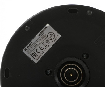 Чайник электрический Scarlett SC-EK21S88 1.8л. 2200Вт черный/серебристый корпус: металл - купить недорого с доставкой в интернет-магазине