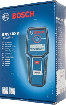 Детектор металла Bosch GMS 100 M синий/черный (0601081100) - купить недорого с доставкой в интернет-магазине