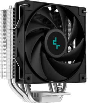 Устройство охлаждения(кулер) Deepcool AG400 Soc-AM5/AM4/1200/1700/1851 серебристый/черный 4-pin 18-31.6dB Al+Cu 220W 614gr Ret (R-AG400-BKNNMN-G-1) - цена, купить или заказать с доставкой в интернет-магазине Устройство охлаждения(кулер) Deepcool AG400 Soc-AM5/AM4/1200/1700/1851 серебристый/черный 4-pin 18-31.6dB Al+Cu 220W 614gr Ret (R-AG400-BKNNMN-G-1) - купить недорого с доставкой в интернет-магазине
