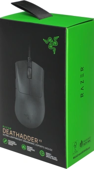 Мышь Razer DeathAdder V3 черный оптическая 30000dpi USB 6but (RZ01-04640100-R3M1) - купить недорого с доставкой в интернет-магазине