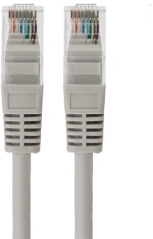 Патч-корд Rexant 18-8001 UTP RJ-45 вил.-вилка RJ-45 кат.5E 0.5м серый LSZH - купить недорого с доставкой в интернет-магазине
