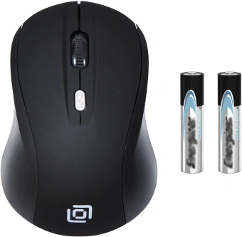 Мышь Оклик 415MW черный оптическая 1600dpi беспров. USB для ноутбука 4but (351684) - купить недорого с доставкой в интернет-магазине