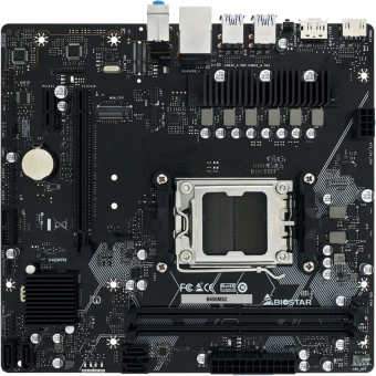 Материнская плата Biostar B650MS2-E SocketAM5 AMD B650 2xDDR5 mATX AC`97 8ch(7.1) 2.5Gg RAID+HDMI+DP - купить недорого с доставкой в интернет-магазине