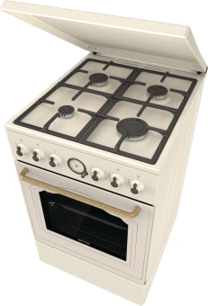 Плита Газовая Gorenje GGI5BCLI бежевый (металлическая крышка) реш.чугун - купить недорого с доставкой в интернет-магазине