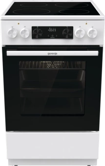 Плита Электрическая Gorenje GEC5C61WG белый стеклокерамика (без крышки) - купить недорого с доставкой в интернет-магазине