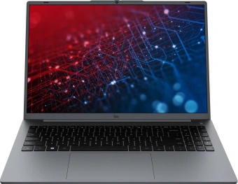 Ноутбук IRU Tactio 16ALB Core i5 1235U 16Gb SSD256Gb Intel UHD Graphics 16" IPS WUXGA (1920x1200) Windows 11 Pro grey WiFi BT Cam 4830mAh (2110207) - купить недорого с доставкой в интернет-магазине