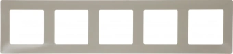 Рамка Legrand Valena Life 754045 накладная 5x горизонтальный монтаж поликарбонат слоновая кость - купить недорого с доставкой в интернет-магазине