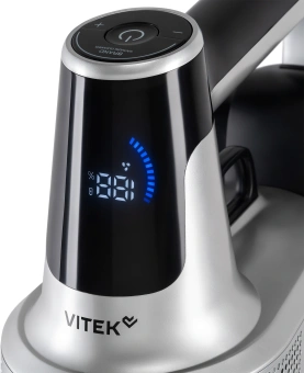 Пылесос Vitek VT-CLS01LIGHT 450Вт темно-серый/серебристый - купить недорого с доставкой в интернет-магазине