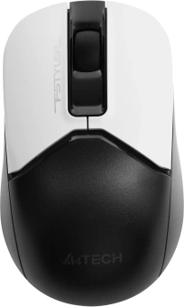 Мышь A4Tech Fstyler FB12 белый/черный оптическая 1200dpi беспров. BT/Radio USB 3but (FB12 PANDA) - купить недорого с доставкой в интернет-магазине