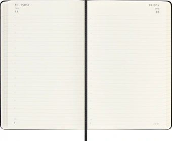 Ежедневник Moleskine ACADEMIC Large 130х210мм датир.18мес 592стр. черный - купить недорого с доставкой в интернет-магазине