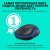 Мышь Logitech M185 черный/синий оптическая (1000dpi) беспроводная USB1.1 для ноутбука (2but) - купить недорого с доставкой в интернет-магазине