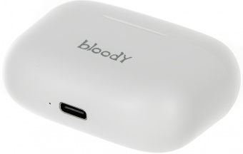Гарнитура внутриканальные A4Tech Bloody M30 белый беспроводные bluetooth в ушной раковине (M30 (WHITE)) - купить недорого с доставкой в интернет-магазине