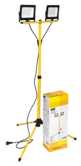 Прожектор уличный IEK СДО светодиодный 100Втчерный (LPDO606-2X050-65-K02) - купить недорого с доставкой в интернет-магазине