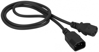 Шнур питания Lanmaster LAN-PP13/14-1.5-BK C13-С14 проводник.:3x0.75мм2 1.5м 250В 10А (упак.:1шт) черный - купить недорого с доставкой в интернет-магазине
