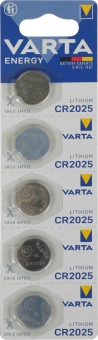 Батарея Varta Energy CR2025 BL5 Lithium 3V CR2025 (5шт) блистер - купить недорого с доставкой в интернет-магазине