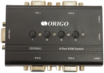 Переключатель Origo OKVM4U (OKVM4U/A1A) 4-портовый KVM-переключатель с портами VGA и USB - цена, купить или заказать с доставкой в интернет-магазине Переключатель Origo OKVM4U (OKVM4U/A1A) 4-портовый KVM-переключатель с портами VGA и USB - купить недорого с доставкой в интернет-магазине