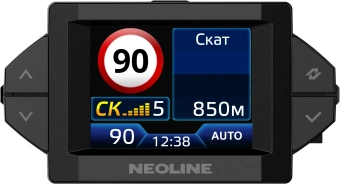 Видеорегистратор с радар-детектором Neoline X-Cop citysmart GPS ГЛОНАСС черный - купить недорого с доставкой в интернет-магазине