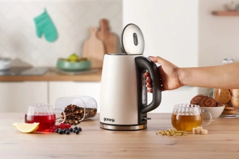 Чайник электрический Gorenje K17OWR белый - купить недорого с доставкой в интернет-магазине