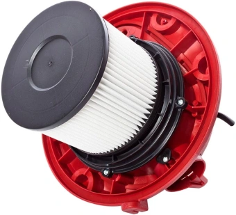 Строительный пылесос RedVerg RD-VC1200S-20P 1200Вт (уборка: сухая/сбор воды) черный - купить недорого с доставкой в интернет-магазине