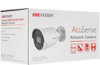 Камера видеонаблюдения IP Hikvision DS-2CD2083G2-IU(4mm) 4-4мм цв. корп.:белый - купить недорого с доставкой в интернет-магазине