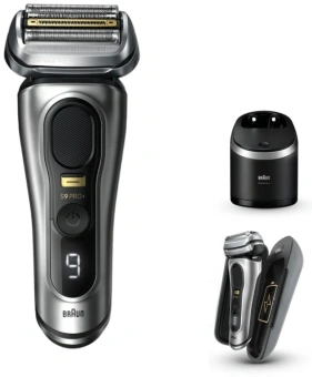 Бритва сетчатая Braun Series 9 pro 9577cc реж.эл.:5 питан.:аккум. серебристый - купить недорого с доставкой в интернет-магазине