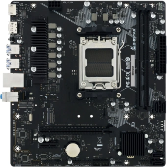 Материнская плата Biostar B650MS2-E SocketAM5 AMD B650 2xDDR5 mATX AC`97 8ch(7.1) 2.5Gg RAID+HDMI+DP - купить недорого с доставкой в интернет-магазине