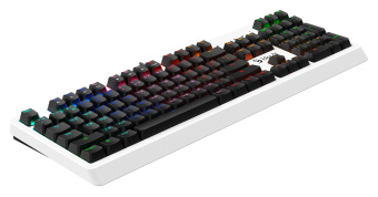 Клавиатура A4Tech B810RC механическая белый/черный USB for gamer LED (B810RC ( WHITE )) кабель 1.8м - купить недорого с доставкой в интернет-магазине