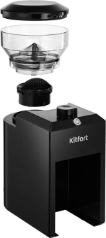 Кофемолка Kitfort КТ-7650 200Вт сист.помол.:жернова вместим.:85гр черный - купить недорого с доставкой в интернет-магазине
