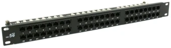Патч-панель QTech QPP-48RM-C5EUTP-8P8C-IDC-1U 19" 1U 48xRJ45 cat.5e DUAL IDC - купить недорого с доставкой в интернет-магазине