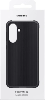 Чехол (клип-кейс) Samsung для Samsung Galaxy A56 Rugged Case A56 черный (EF-RA566CBEGRU) - купить недорого с доставкой в интернет-магазине
