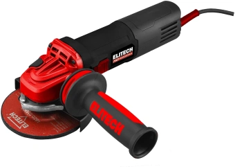 Углошлифовальная машина Elitech AG 1412E (E2213.050.00) 1400Вт 11000об/мин рез.шпин.:M14 d=125мм (205374) - купить недорого с доставкой в интернет-магазине