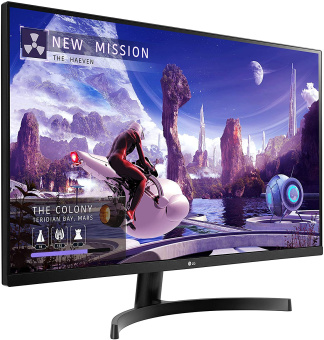 Монитор LG 27" 27QN600-B черный IPS LED 16:9 HDMI матовая 1000:1 350cd 178гр/178гр 2560x1440 75Hz DP 2K - купить недорого с доставкой в интернет-магазине
