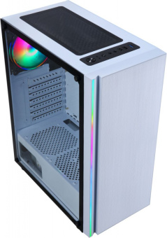 Корпус Formula CL-3302W RGB белый без БП ATX 7x120mm 2xUSB2.0 1xUSB3.0 audio bott PSU - купить недорого с доставкой в интернет-магазине