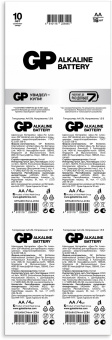 Батарея GP Alkaline 15ARHCP4m4-2CR4 AA (16шт) блистер - купить недорого с доставкой в интернет-магазине