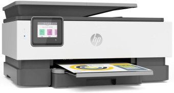 МФУ струйный HP OfficeJet 8023 (1KR64B) A4 Duplex WiFi черный - купить недорого с доставкой в интернет-магазине