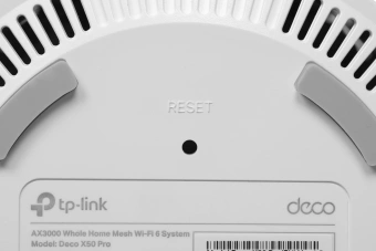Бесшовный Mesh роутер TP-Link Deco X50 Pro (DECO X50 PRO(3-PACK)) AX3000 100/1000/2500BASE-T белый (упак.:3шт) - купить недорого с доставкой в интернет-магазине