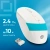 Мышь Оклик 310MW белый/синий оптическая 3200dpi беспров. USB для ноутбука 4but (1869094) - цена, купить или заказать с доставкой в интернет-магазине Мышь Оклик 310MW белый/синий оптическая 3200dpi беспров. USB для ноутбука 4but (1869094) - купить недорого с доставкой в интернет-магазине