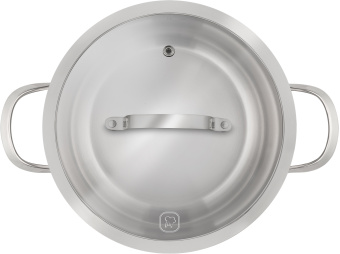 Кастрюля Rondell Calypso RDS-1671 3.8л. d=20см (с крышкой) стальной - купить недорого с доставкой в интернет-магазине