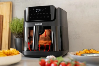Аэрогриль Gorenje AF1800DHB черный/черный (747804) - купить недорого с доставкой в интернет-магазине