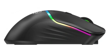 Мышь Оклик 775GW черный оптическая 5000dpi беспров. BT/Radio USB/USB-C 6but - купить недорого с доставкой в интернет-магазине