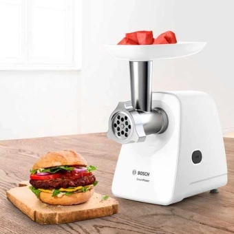 Мясорубка Bosch Smart Power MFW2500W 1500Вт белый - купить недорого с доставкой в интернет-магазине