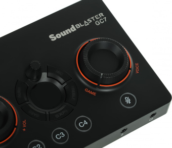Звуковая карта Creative USB Sound BlasterX GC7 (Super X-Fi Ultra DSP) 7.1 Ret - купить недорого с доставкой в интернет-магазине