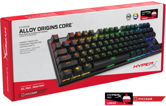 Клавиатура HyperX Alloy Origins Core механическая черный USB for gamer LED (4P5P3AA#ABA) - купить недорого с доставкой в интернет-магазине