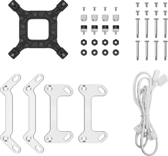 Система водяного охлаждения Deepcool LT240 ARGB Soc-AM5/AM4/1200/1700/1851 белый 4-pin 38.71dB Al 280W 1504gr Ret (R-LT240-WHAMNC-G-1) - купить недорого с доставкой в интернет-магазине