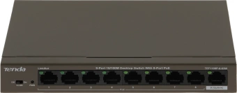 Коммутатор Tenda TEF1109P-8-63W 9x100Мбит/с 8PoE 58W неуправляемый - купить недорого с доставкой в интернет-магазине
