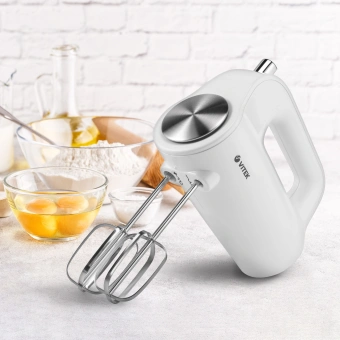 Миксер ручной Vitek VT-1423 W 600Вт белый - цена, купить или заказать с доставкой в интернет-магазине Миксер ручной Vitek VT-1423 W 600Вт белый - купить недорого с доставкой в интернет-магазине