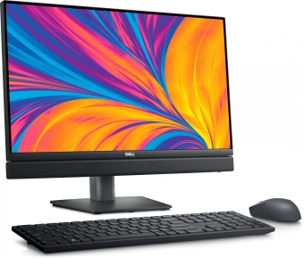 Моноблок Dell Optiplex 7420 23.8" Full HD i5 14500T (1.7) 8Gb SSD256Gb UHDG 770 CR Linux Ubuntu GbitEth WiFi BT 130W клавиатура мышь Cam черный 1920x1080 - купить недорого с доставкой в интернет-магазине