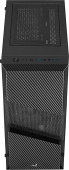 Корпус Aerocool Menace Saturn FRGB-G-BK-v1 черный без БП ATX 7x120mm 2x140mm 2xUSB3.0 audio bott PSU - купить недорого с доставкой в интернет-магазине