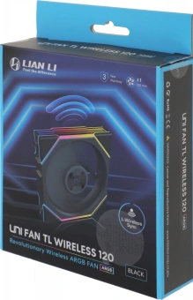 Вентилятор для корпуса Lian-Li Uni Fan TL Wireless 120 ARGB 120х124x28 черный 4-pin 33дБ (G99.12TL1W1B.R0) Ret - купить недорого с доставкой в интернет-магазине