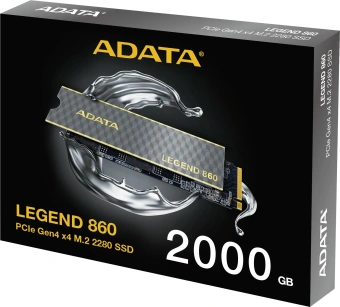 Накопитель SSD A-Data PCIe 4.0 x4 2TB SLEG-860-2000GCS Legend 860 M.2 2280 - купить недорого с доставкой в интернет-магазине